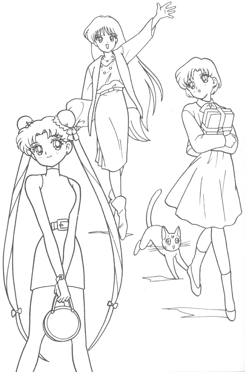 Sailor Moon Coloring Book | Serial Scans
